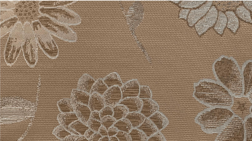Tela Daytona color Flores Beige