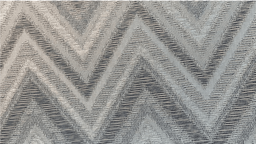 Tela Daytona color Chevron Hueso
