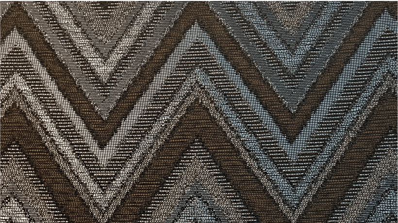 Tela Daytona color Chevron Negro