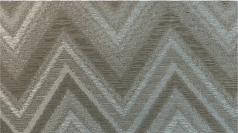 Tela Daytona color Chevron Silver